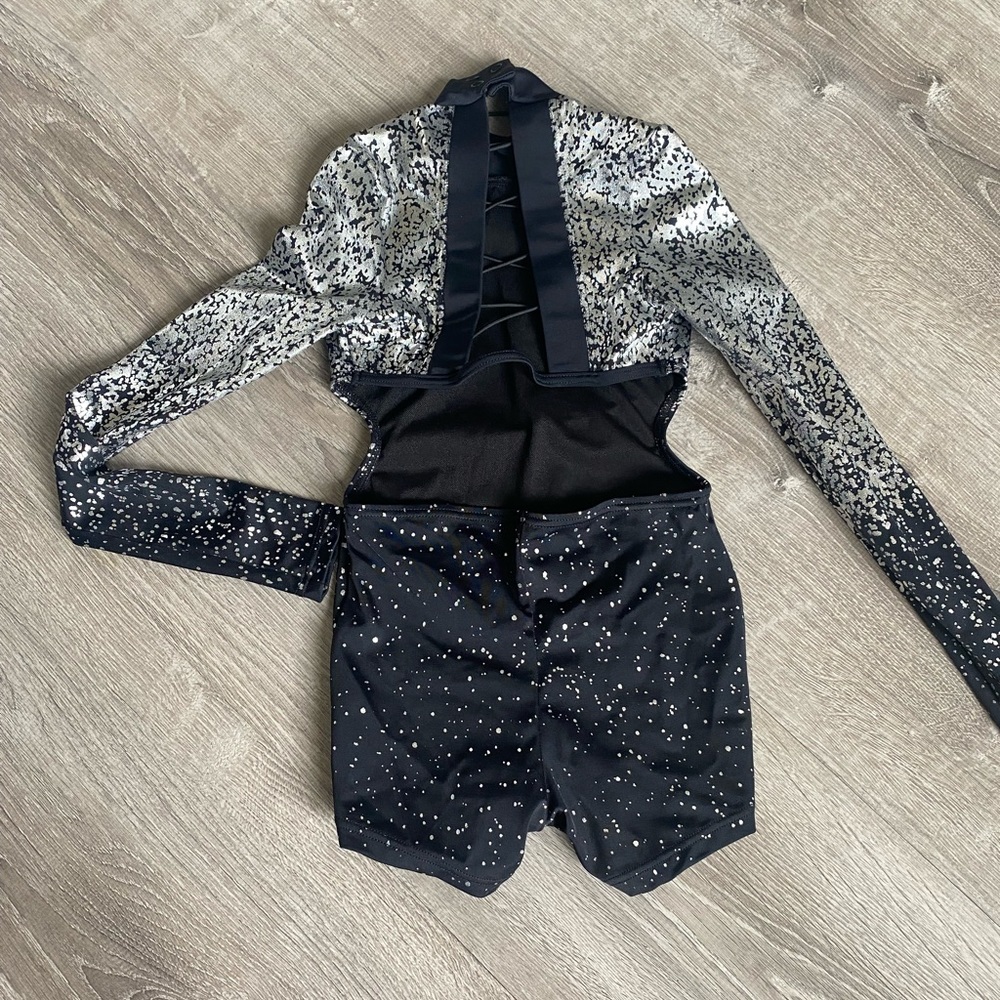 Weismann metallic costume dance wear leotard suit - Picture 7 of 11
